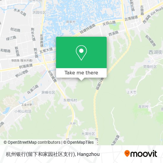 杭州银行(留下和家园社区支行) map