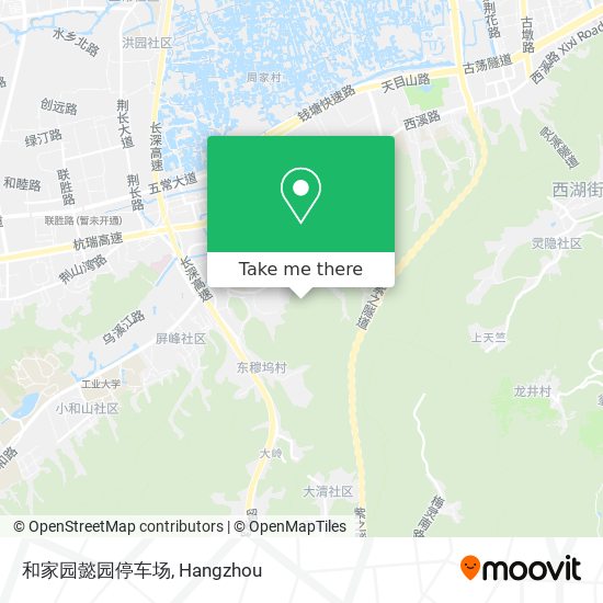和家园懿园停车场 map