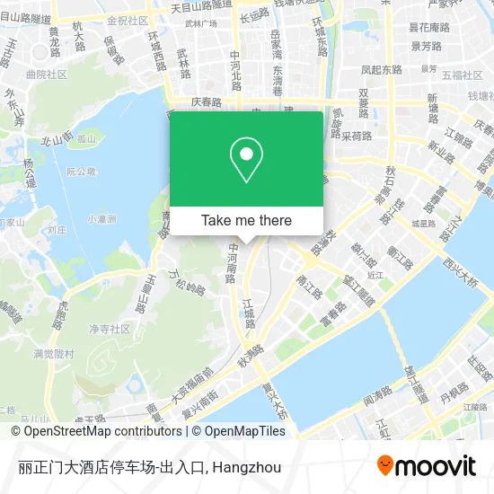 丽正门大酒店停车场-出入口 map