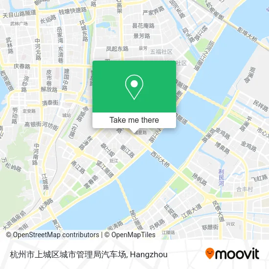 杭州市上城区城市管理局汽车场 map
