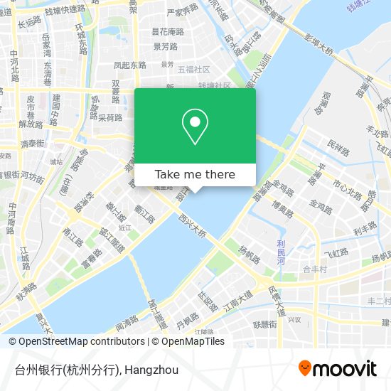 台州银行(杭州分行) map