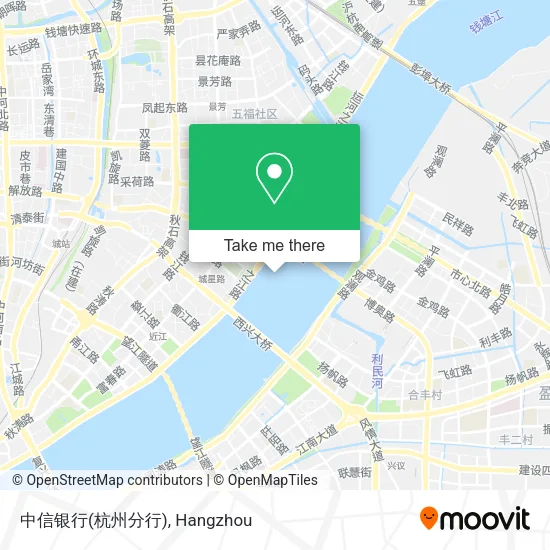 中信银行(杭州分行) map