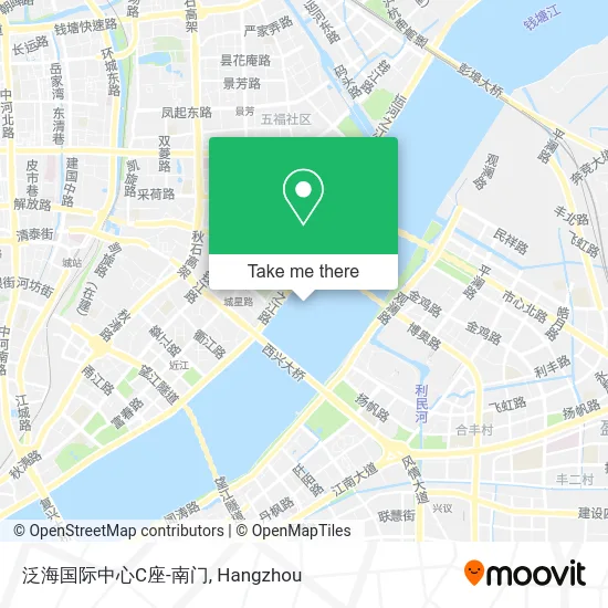 泛海国际中心C座-南门 map