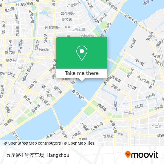 五星路1号停车场 map