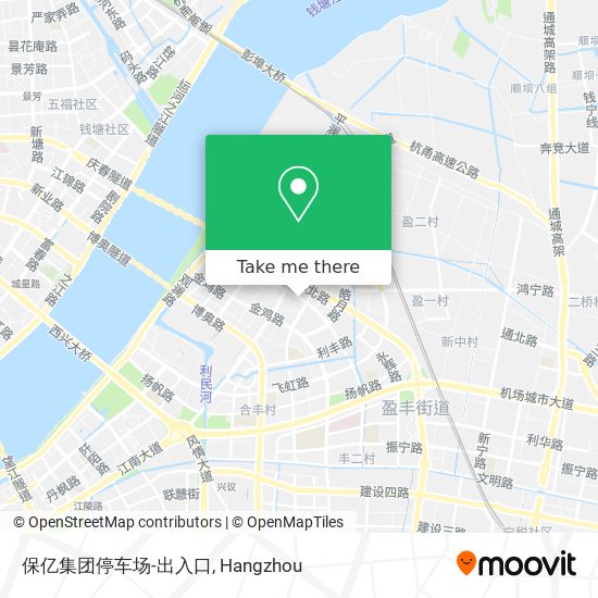 保亿集团停车场-出入口 map