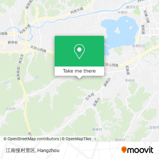 江南慢村景区 map
