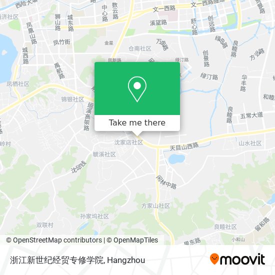 浙江新世纪经贸专修学院 map