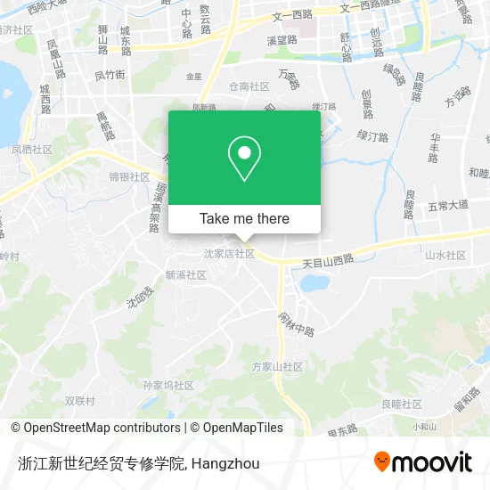 浙江新世纪经贸专修学院 map