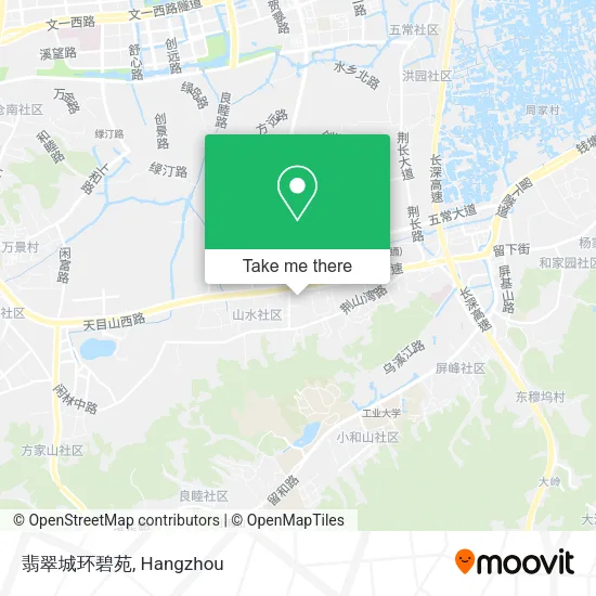 翡翠城环碧苑 map