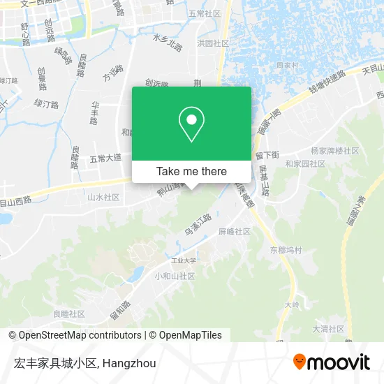 宏丰家具城小区 map