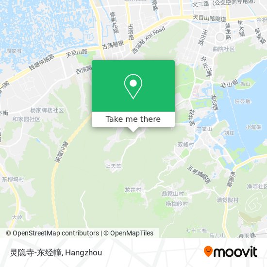 灵隐寺-东经幢 map