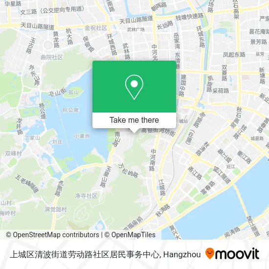 上城区清波街道劳动路社区居民事务中心 map