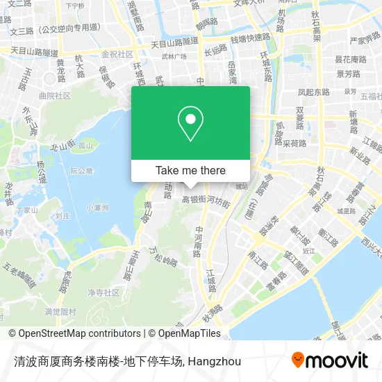 清波商厦商务楼南楼-地下停车场 map