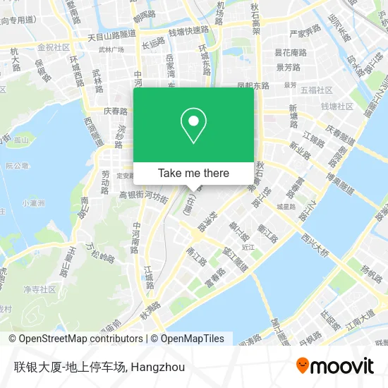 联银大厦-地上停车场 map
