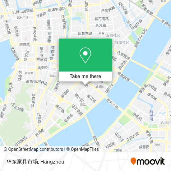 华东家具市场 map