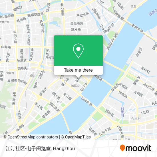 江汀社区-电子阅览室 map