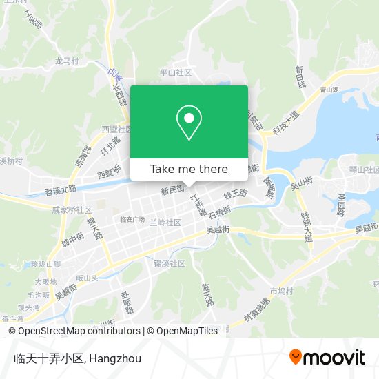 临天十弄小区 map