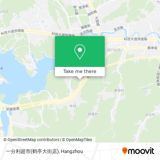 一分利超市(鹤亭大街店) map