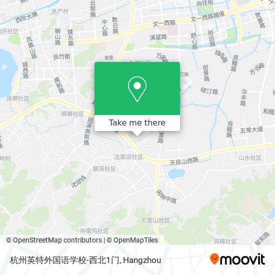 杭州英特外国语学校-西北1门 map