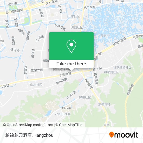 柏锦花园酒店 map