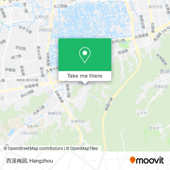 西溪梅园 map