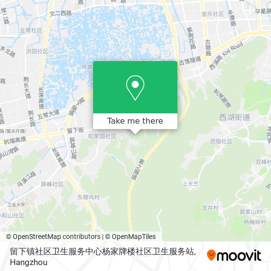 留下镇社区卫生服务中心杨家牌楼社区卫生服务站 map