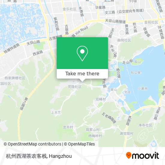 杭州西湖茶农客栈 map