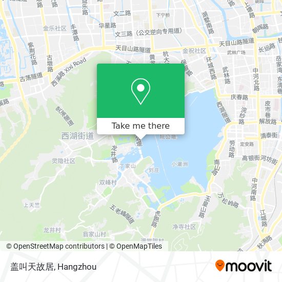 盖叫天故居 map