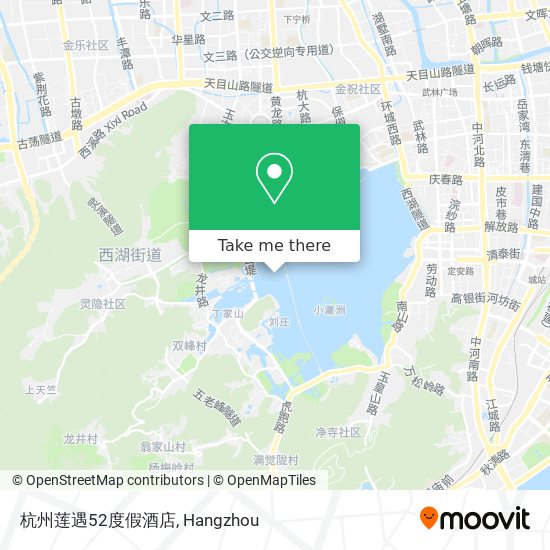 杭州莲遇52度假酒店 map