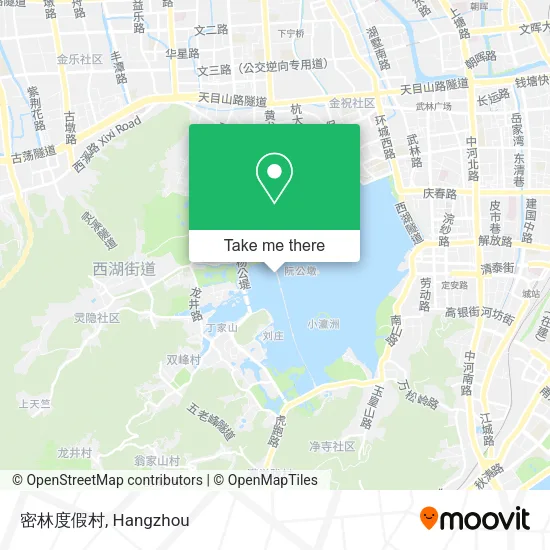密林度假村 map
