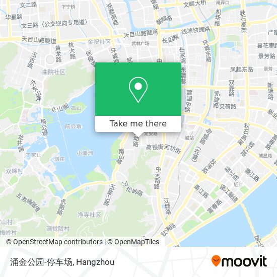 涌金公园-停车场 map