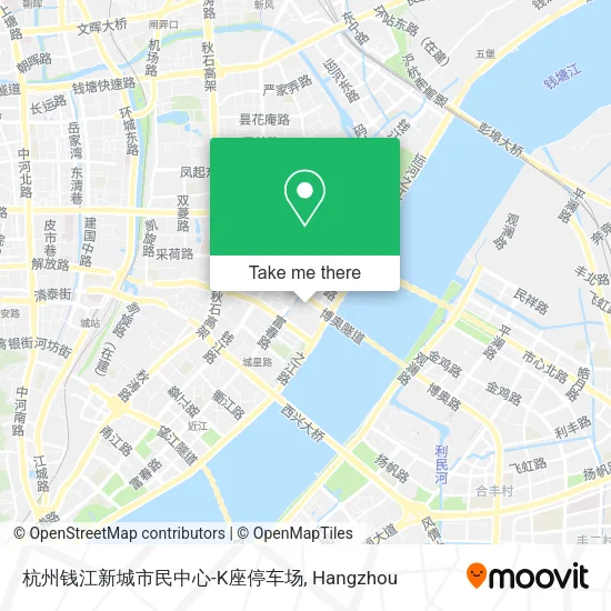 杭州钱江新城市民中心-K座停车场 map