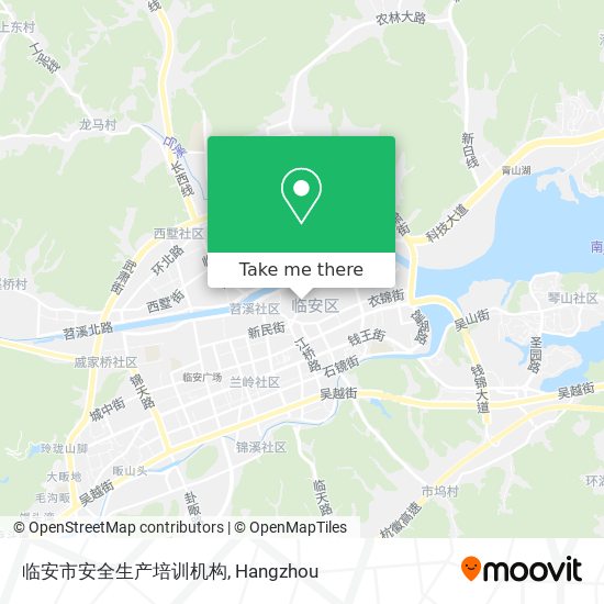 临安市安全生产培训机构 map