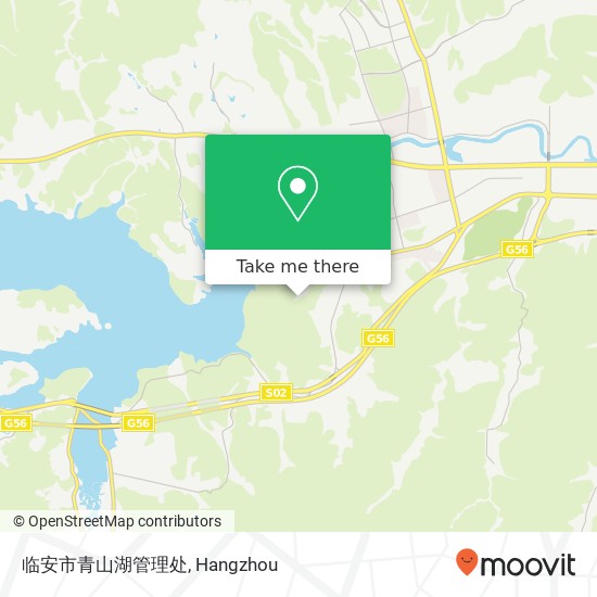 临安市青山湖管理处 map