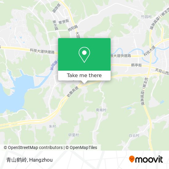 青山鹤岭 map