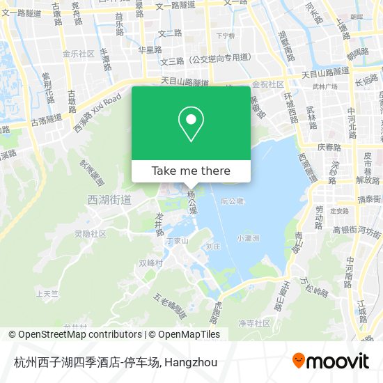 杭州西子湖四季酒店-停车场 map
