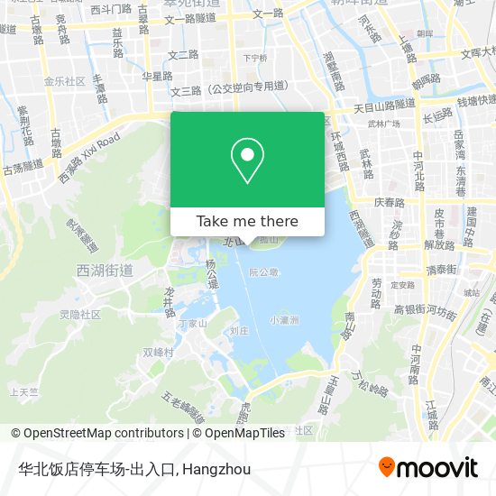华北饭店停车场-出入口 map