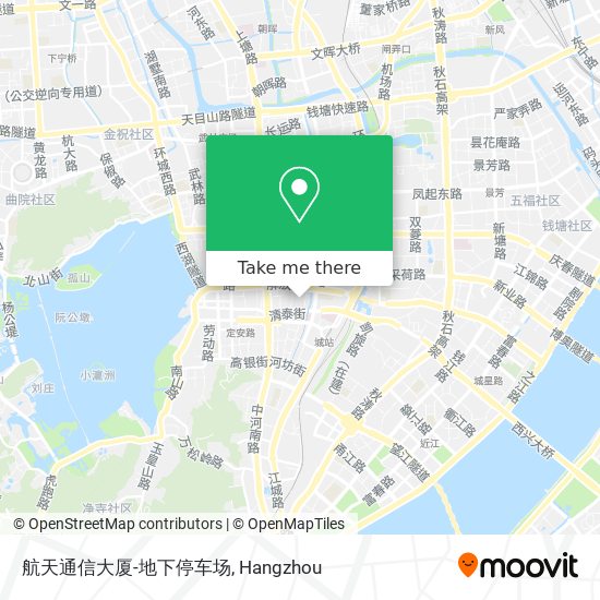 航天通信大厦-地下停车场 map