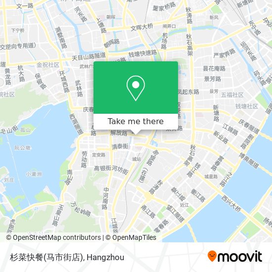 杉菜快餐(马市街店) map