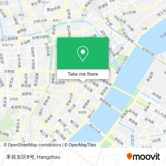 釆荷东区8号 map