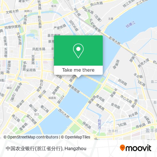 中国农业银行(浙江省分行) map