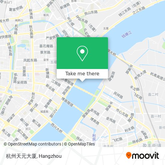 杭州天元大厦 map
