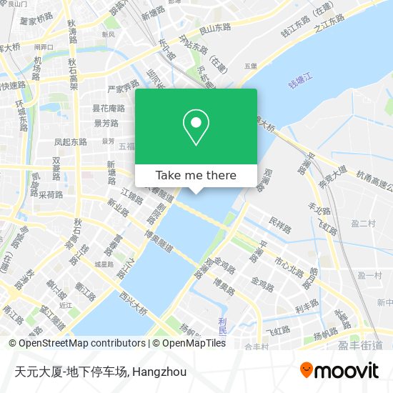 天元大厦-地下停车场 map