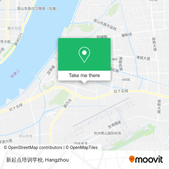 新起点培训学校 map