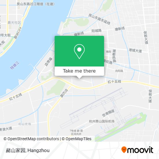 赭山家园 map