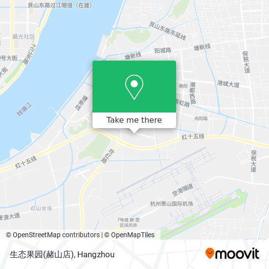 生态果园(赭山店) map