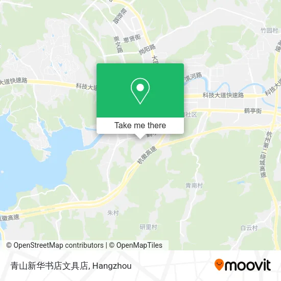 青山新华书店文具店 map