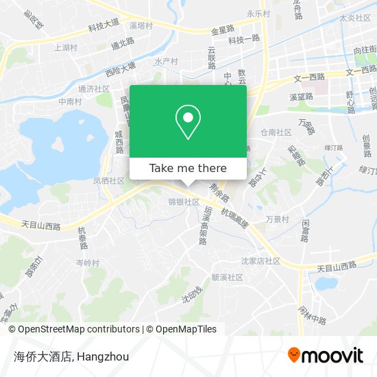 海侨大酒店 map