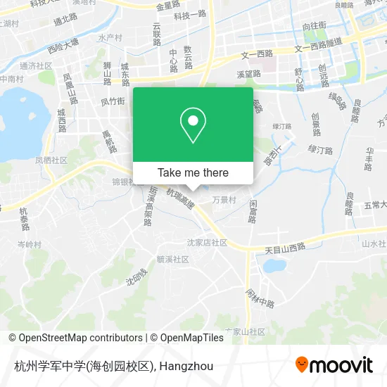 杭州学军中学(海创园校区) map