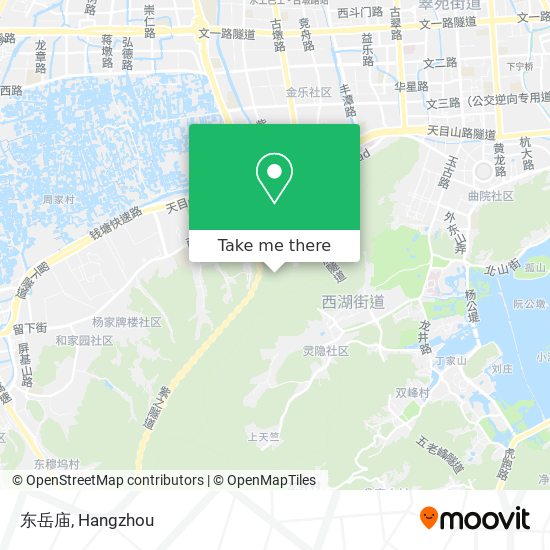 东岳庙 map